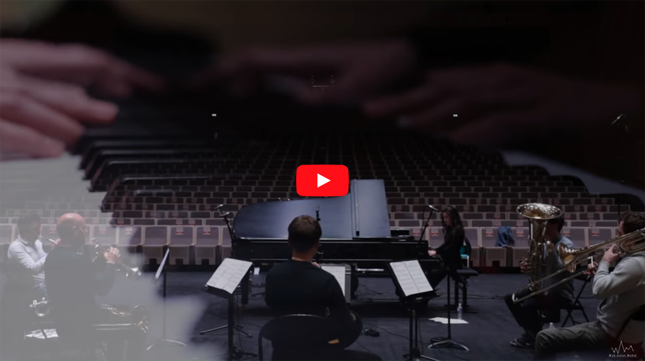 Local Brass Quintet / Concerto en Sol M - Adagio Assai / Maurice Ravel. Piano: Mathilde Nguyen